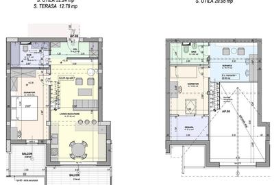 Penthouse cu 3 camere semidecomandat, mobilat în Exterior Vest - 7
