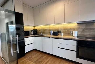 Apartament de vanzare mobilat LUX 3 camere 2 bai 73MP etajul 11 ansamblul ISHO - 3