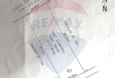 Teren Construcții intravilan de 2136 mp, în Grădiștea - 2