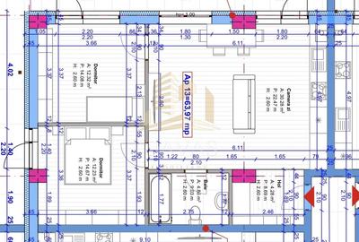 Apartament cu 3 camere semidecomandat în Florești - 4