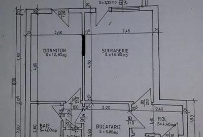 Apartament cu 2 camere decomandat în Războieni - 1