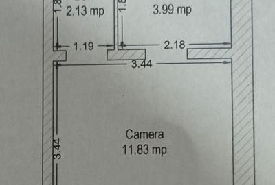 Garsonieră semidecomandată în Freidorf