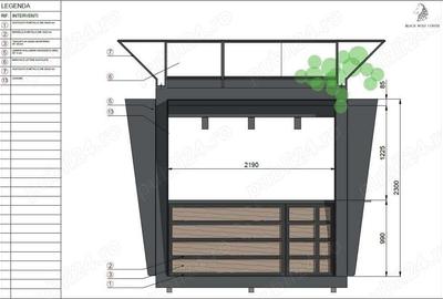 Container modular comercial - cafea, food, bar - 3