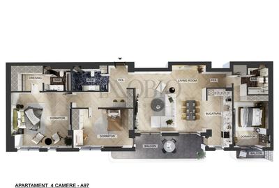 Apartament 4 camere | My Place North | Comision 0% - 2