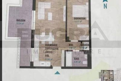 Apartament cu 2 camere, mobilat în Europa - 12