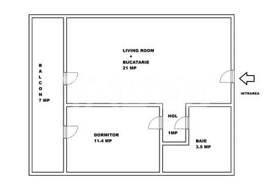 2 camere si balcon lift parcare Magnolia- apartament de vanzare - 3