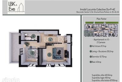 Apartament cu 2 camere în Central - 1