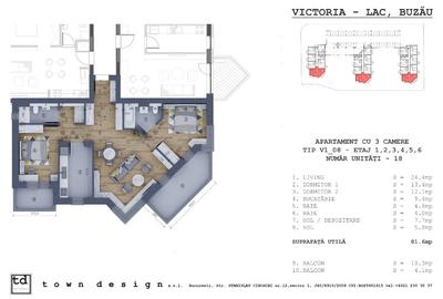 Apartament cu 3 camere decomandat în 1 Decembrie - 4