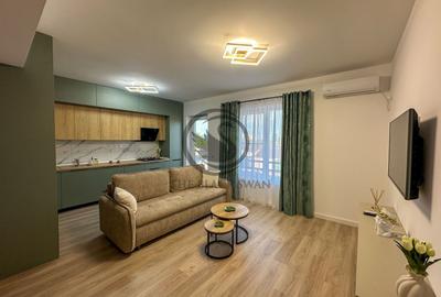 Apartament cu 2 camere semidecomandat, mobilat în Nord