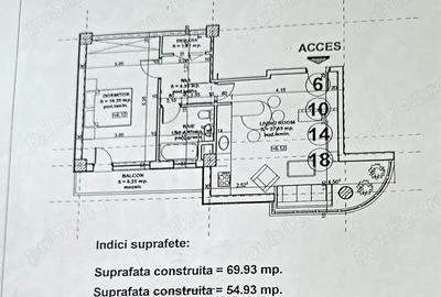 Apartament cu 2 camere decomandat în Rogerius - 3