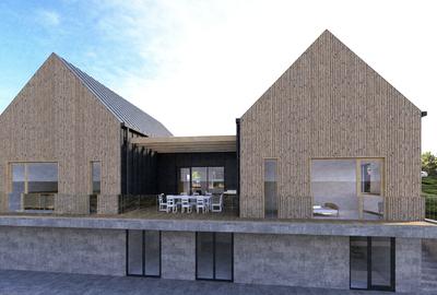 Teren cu fundatie si proiect autorizat pentru cabana lemn -Balcesti, Cluj - 3