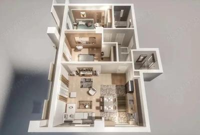 Apartament de vanzare, cu 3 camere, 69 mp, zona Ansamblul Vest Residence - 20