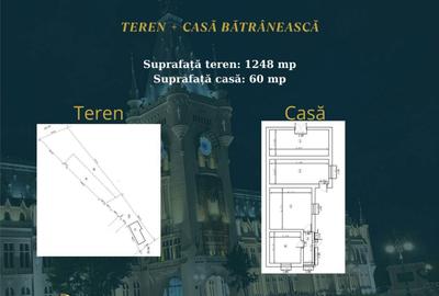 Casă cu 2 camere cu Teren 1248 Mp în Bârnova - 1