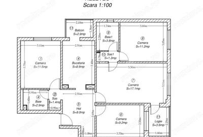 Apartament cu 4 camere decomandat în Central - 9