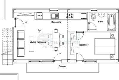 Apartament cu 2 camere în Păcurari - 8