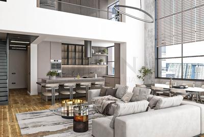 Penthouse cu 4 camere semidecomandat, mobilat în Floreasca - 2