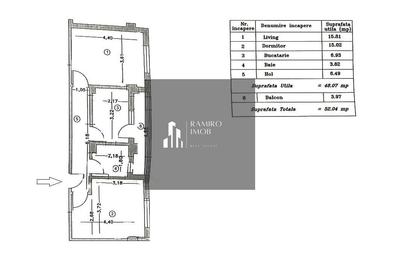Apartament cu 2 camere decomandat, mobilat în Metalurgiei - 11