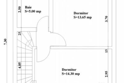 Casă cu 3 camere cu Teren 300 Mp în Central - 1