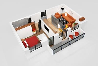 Apartament 2 camere 49 mp decomandat Sos Nicolina Bloc Nou 2017 - 8