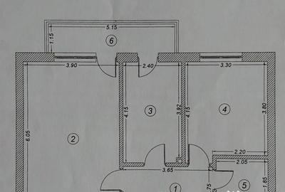 Apartament cu 2 camere decomandat în Berceni