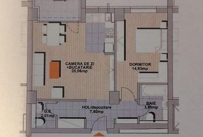 Apartament cochet de 2 camere, bloc nou, zona Noua, parcare exterioara - 10