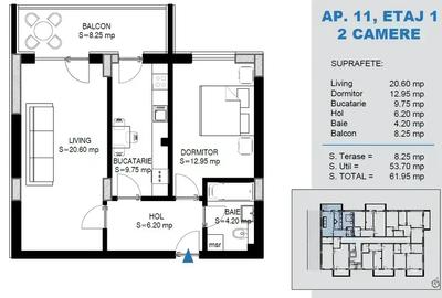 Apartament cu 2 camere în Theodor Pallady - 2