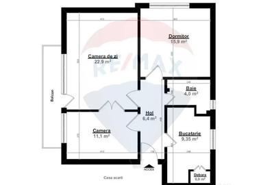 Apartament cu 3 camere decomandat în Andrei Mureșanu - 11
