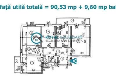 Royal Imobiliare - Vanzare apartament 4 camere zona 9 Mai - 18