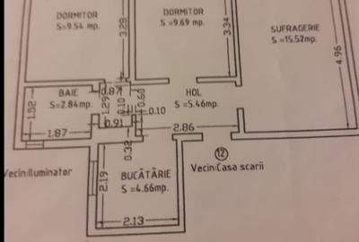 Apartament 3 camere, localitatea Neptun, judetul Constanta