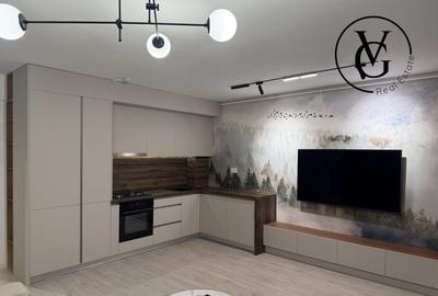 Apartament cu 2 camere semidecomandat, mobilat în Voluntari