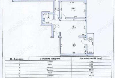 Apartament cu 3 camere decomandat în Rogerius - 3