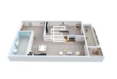 Apartament cu 2 camere semidecomandat în Tineretului - 13