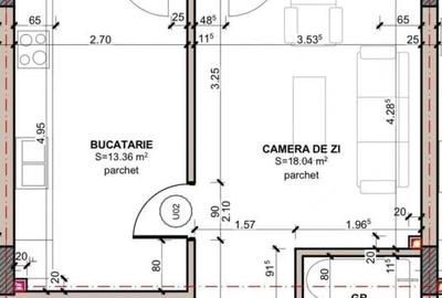 Apartament cu 1 camere, etaj intermediar, Eroilor, Floresti! - 2