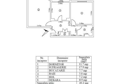 Apartament cu 2 camere, mobilat în Siderurgiștilor - 10