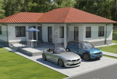 Casă cu 4 camere cu Teren 500 Mp în Tărlungeni