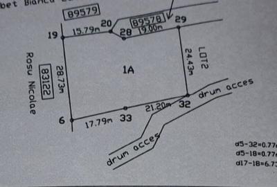 Teren de 500 mp, în Exterior Vest - 1