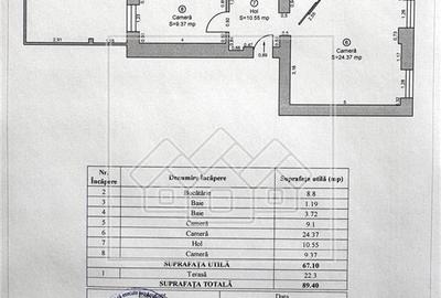 Apartament cu 3 camere decomandat în Aeroport - 14