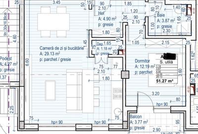 Apartament cu 2 camere decomandat în Florești - 2