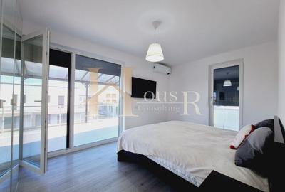 PENTHOUSE IN ORAS. TERASA DE 50 MP. MOBILAT SI UTILAT. - 12