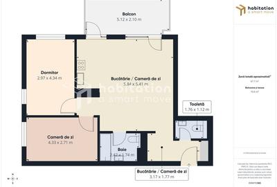 Vedere la pădure – apartament 3 camere,  elegant si primitor,  Lipovei - 26