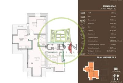 Apartament cu 3 camere în Central - 2