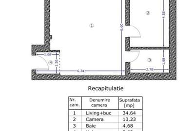 Apartament cu 2 camere decomandat în Aviației - 4