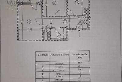 2 CAMERE - DECOMANDAT - ETAJ 1 - BALADEI - TINERETULUI - 7