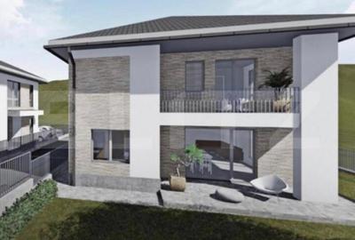 Casa individuala semifinisata, 5 camere, terasa circulabila, zona Luna de sus