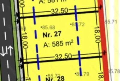 Teren de 585 mp, în Săcălaz