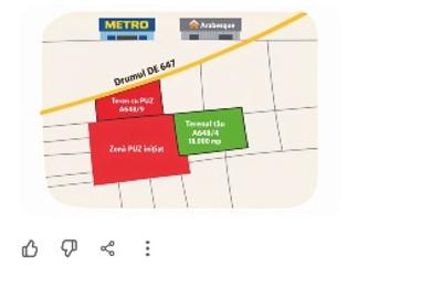 Teren Construcții extravilan de 5000 mp, în Aurel Vlaicu - 1