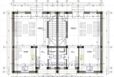 Duplex de vanzare in Sanandrei, 3 camere P+E 73mp utili 310m - 2