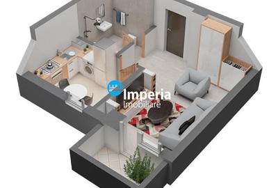 Apartament 1 cam de vanzare,41 mp,Dacia - 6