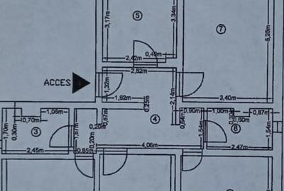 Apartament cu 4 camere decomandat în Libertății