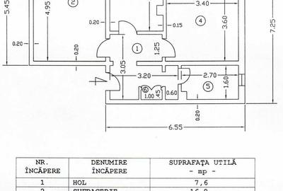 Apartament cu 2 camere semidecomandat în Central - 2